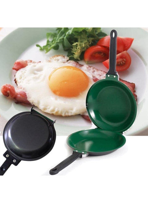 MVM Enterprise NonStick Omelet Maker Pan Portable NonStick Omelet Folding Pan Stainless Iron Double Side Grill Pan Home Breakfast Pot Production Tools Pack of 1