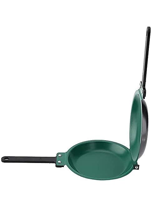 MVM Enterprise NonStick Omelet Maker Pan Portable NonStick Omelet Folding Pan Stainless Iron Double Side Grill Pan Home Breakfast Pot Production Tools Pack of 1