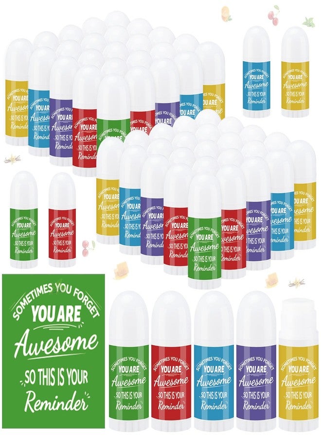Swiffen 50 Pcs Mini Lip Balms Thank You Gifts Bulk Gifts Lip Balms Natural Ingredients Products Thank You Employee Appreciation for Coworkers Employee Teacher - Image 1