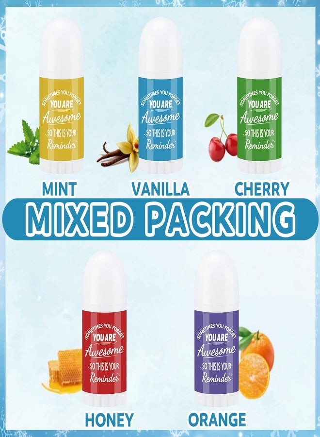 Swiffen 50 Pcs Mini Lip Balms Thank You Gifts Bulk Gifts Lip Balms Natural Ingredients Products Thank You Employee Appreciation for Coworkers Employee Teacher - Image 3