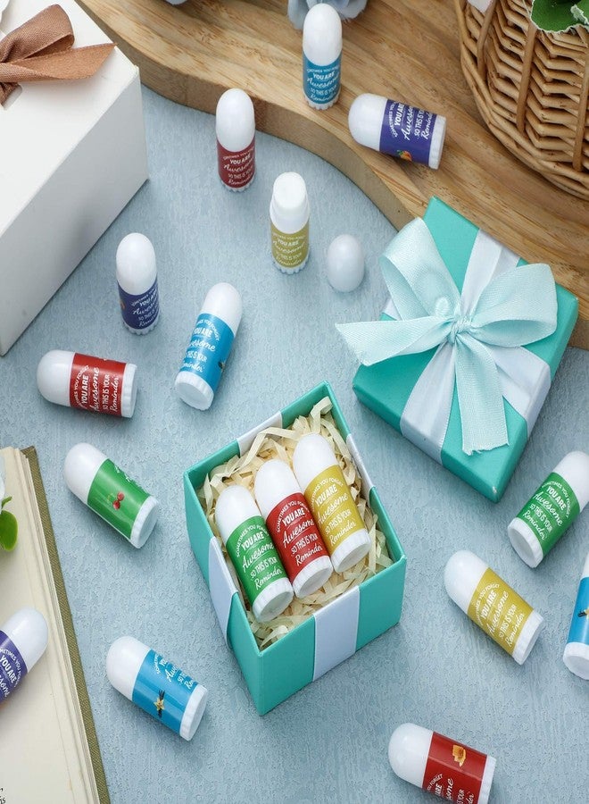 Swiffen 50 Pcs Mini Lip Balms Thank You Gifts Bulk Gifts Lip Balms Natural Ingredients Products Thank You Employee Appreciation for Coworkers Employee Teacher - Image 4