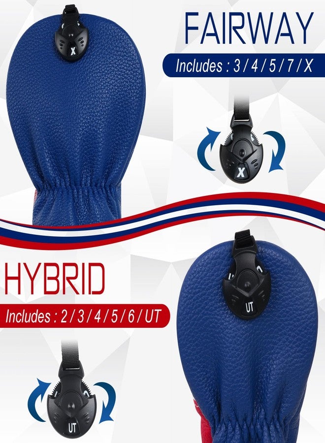 LZFAN Golf Club Head Cover Golf Head Cover Driver Headcover Fairway Wood Headcover Hybrid Club Head Cover Texas - Image 4