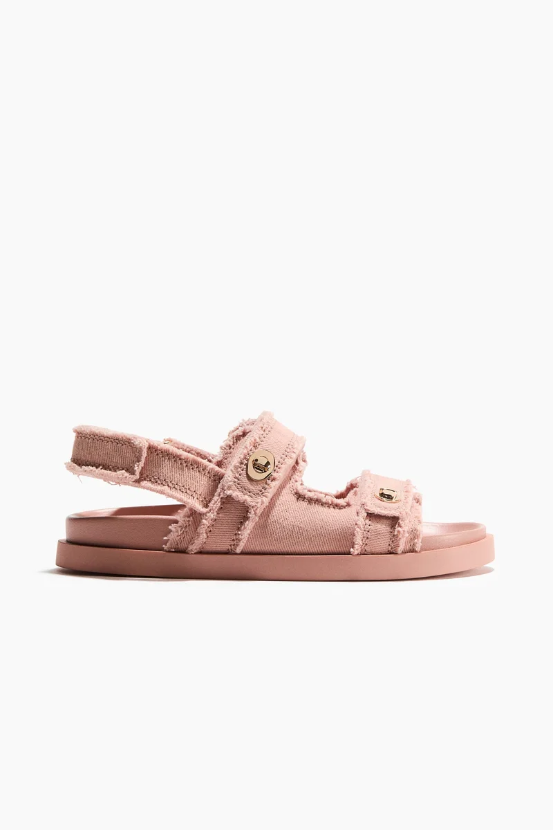 H&M Cotton twill sandals