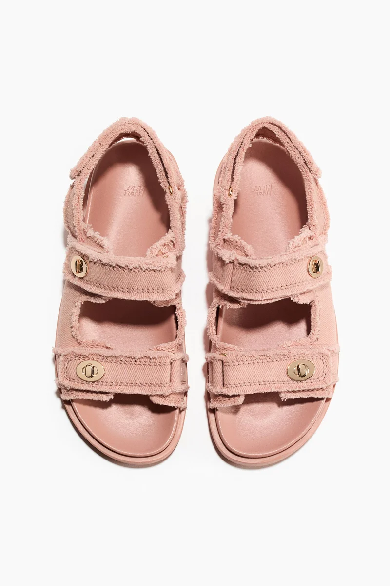 H&M Cotton twill sandals