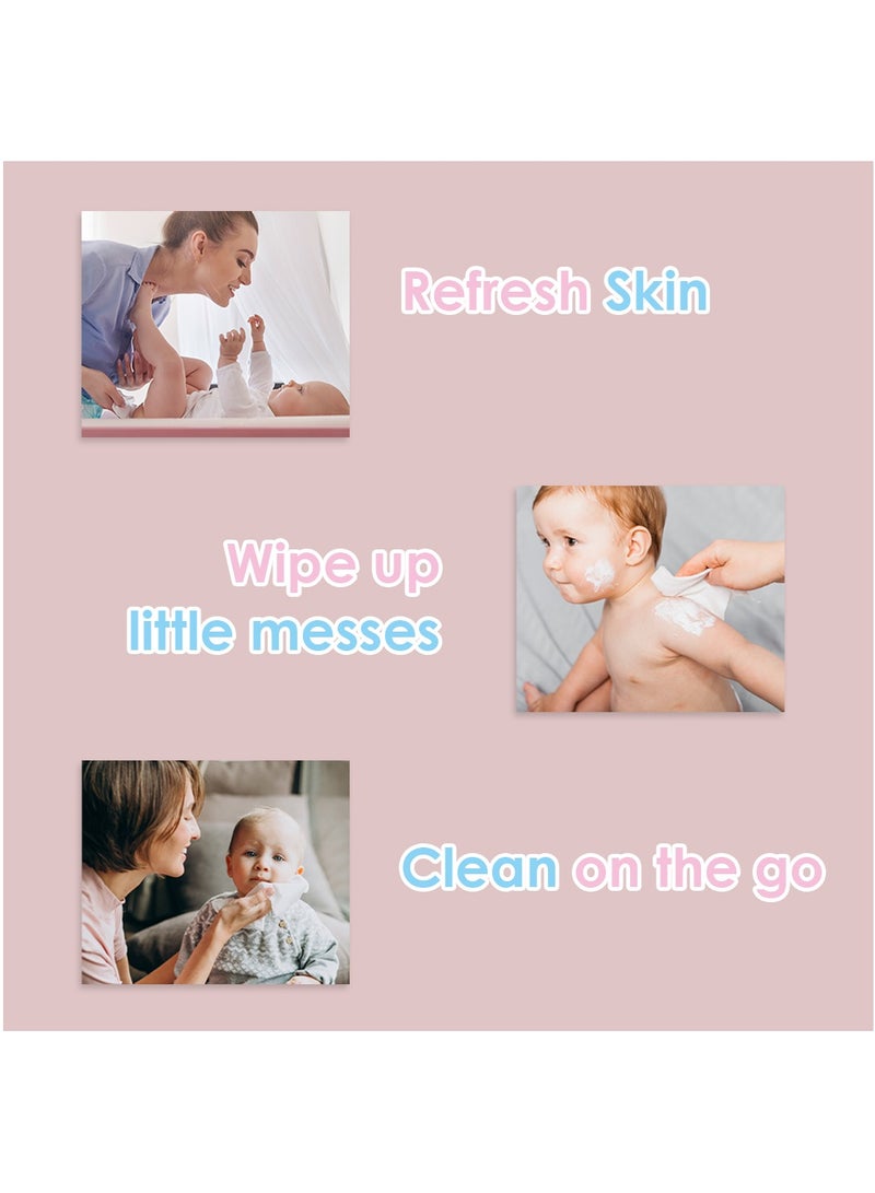 كول اند كول مناديل الأطفال كول آند كول 72 منديلًا (عبوة من 4 قطع) - خالية من البارابين وفيتامين إي والصبار وناعمة للغاية ولطيفة على البشرة الحساسة والرقيقة - 288 منديلًا - Image 5