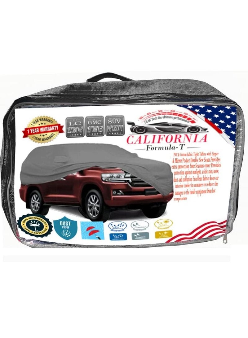 California formula-T California Car Body Cover Windproof & Scratch Resistant with Working Gloves for Golf GTI 