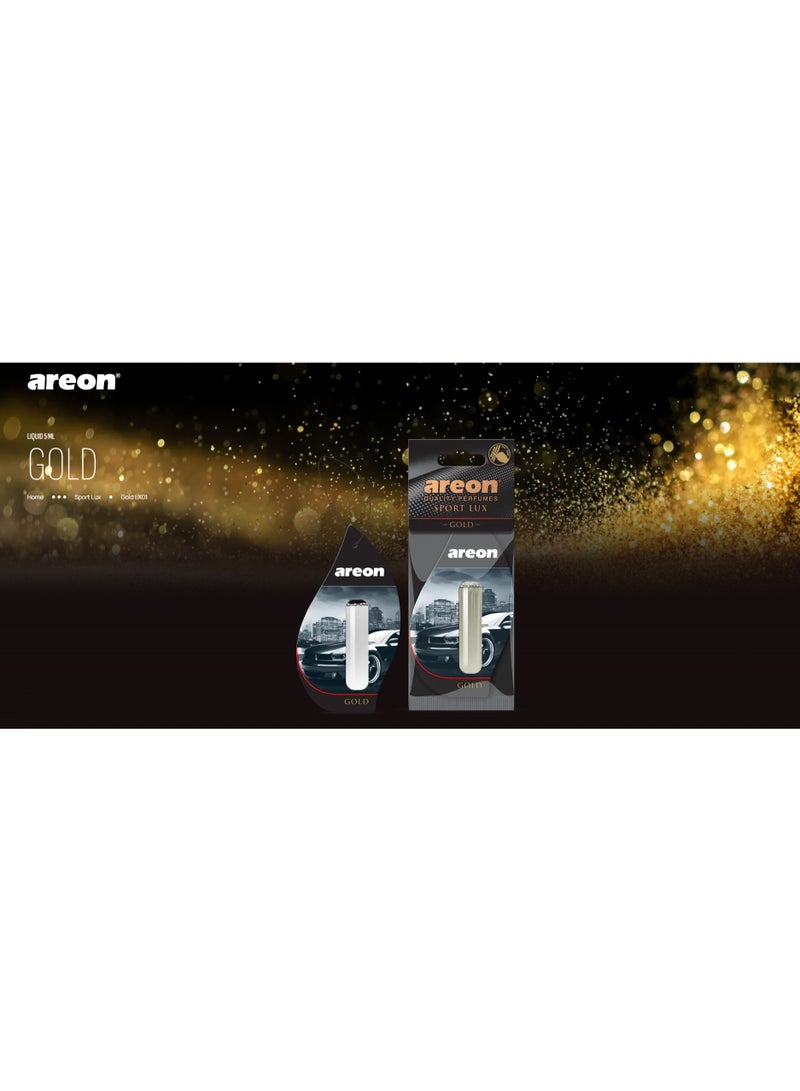 أريون معطر سيارة ليكويد 5 مل سبورت لوكس جولد - Image 3