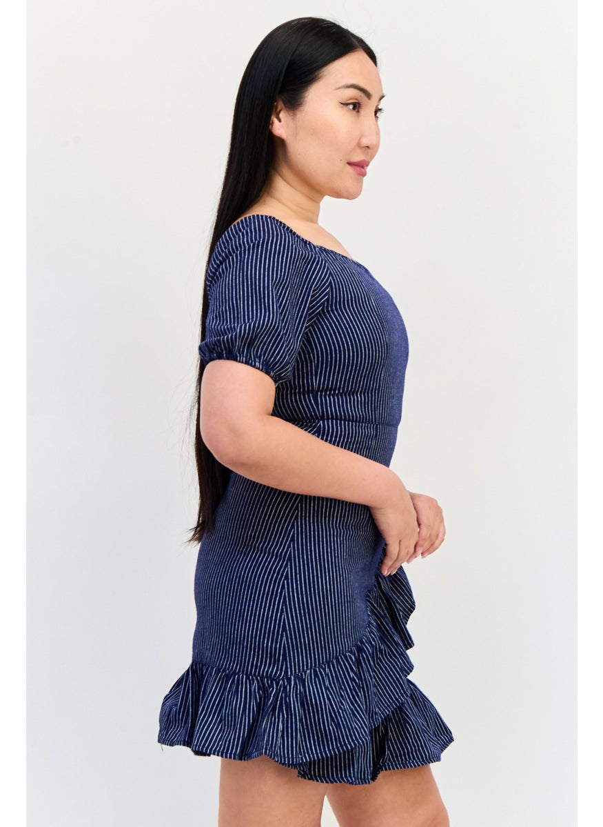 ONLY Women Stripe Mini Dress, Multicolor  - Image 2