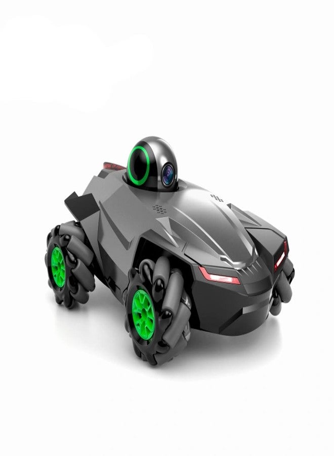 سيارة سبارك باكت 1080p FPV RC للحركات البهلوانية - لعبة تحكم عن بعد رباعية الدفع مزودة بكاميرا واي فاي عالية الدقة، ودوران 360 درجة، وعجلات انزلاق، وتحكم عبر تطبيق للأولاد - Image 1