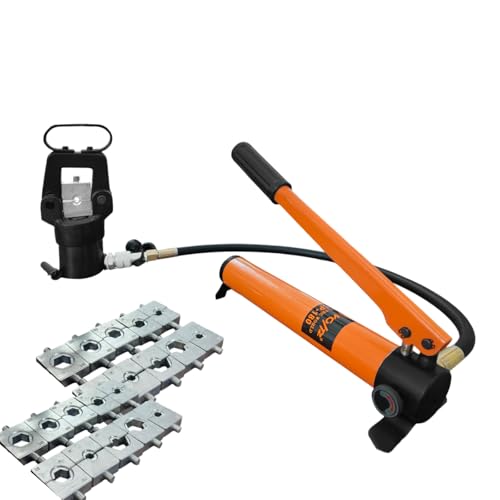 VOLTZ FYQ 500180 Hydraulic Crimping Tool Hydraulic Hose wire Crimper Compression Heads with Hand Pump Copper cable terminal 16-400mm2 20 Ton Crimper Tools - Image 1