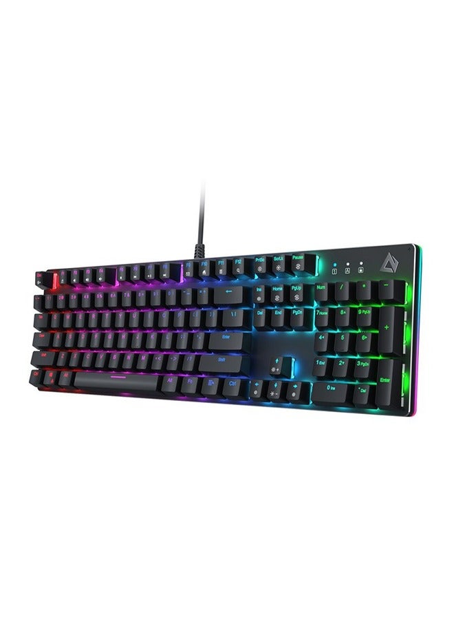 AUKEY Mechanical Wired Keyboard 104 Keys with Gaming Software KMG12 Black - Image 2