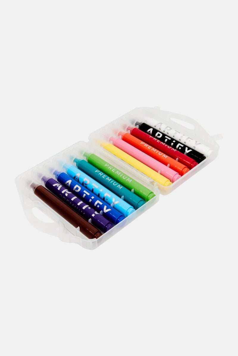 Artify 12 Acrylic Extra Ink Markers, Yellow - Image 3