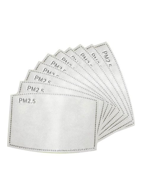 10-Piece Disposable Mouth Mask Replace Inner Pads Set