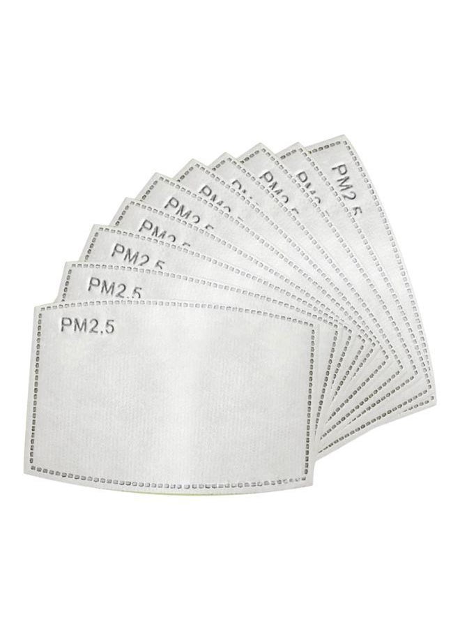 10-Piece Disposable Mouth Mask Replace Inner Pads Set