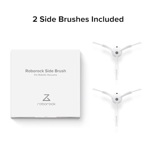 roborock Side Brushes Replacement (2 Pieces) for S8 Pro Ultra, S7 Max Ultra, Q Revo, Series of S7 MaxV/S7/Q7Max/Q8 Max/S8/Q7/Q5/S6/S5/S4/E5/E4/E3/E2 Robot Vacuum Cleaner, White - Image 2