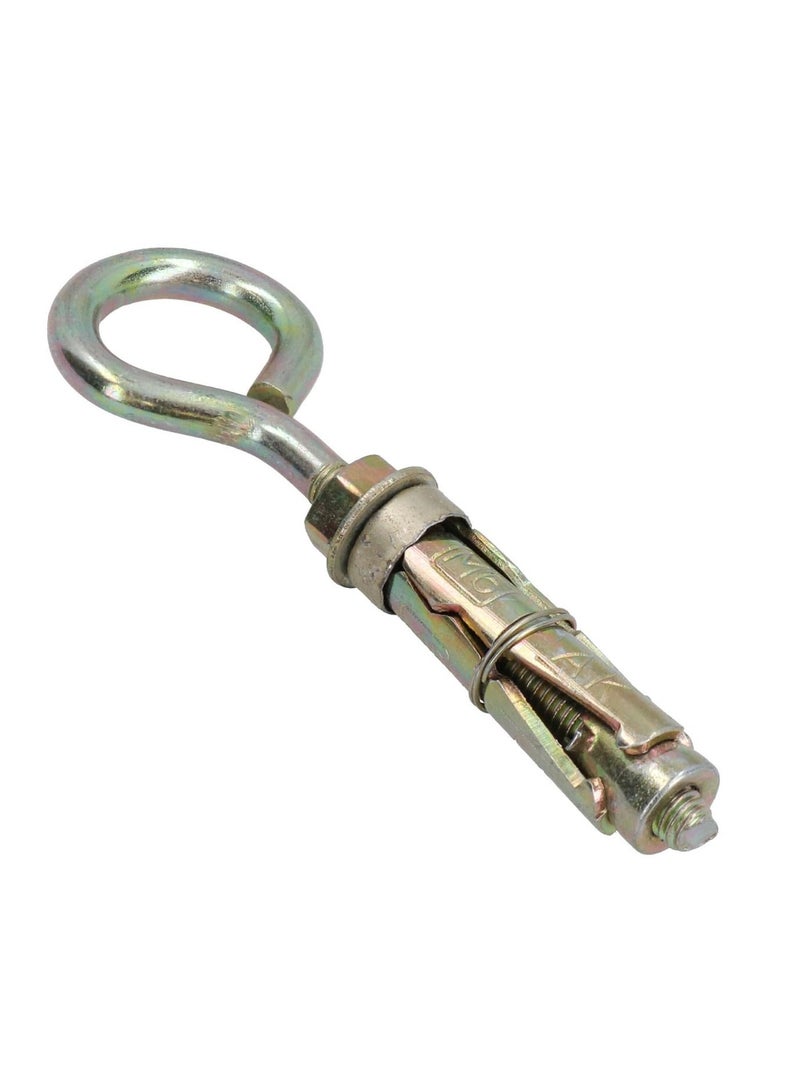 عباسلي مجموعة مسامير تثبيت بخطاف مفتوح عالية القوة مكونة من 5 قطع (خطاف مغلق، 12 مم) - Image 2