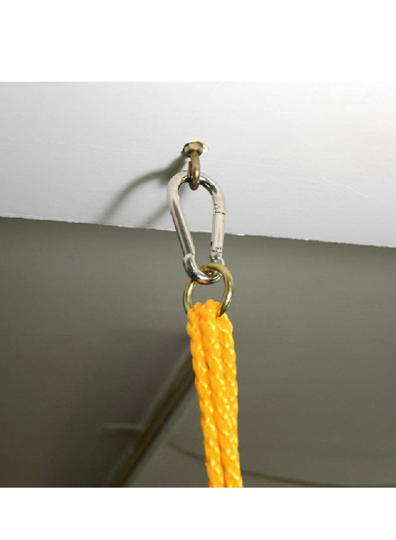 عباسلي مجموعة مسامير تثبيت بخطاف مفتوح عالية القوة مكونة من 5 قطع (خطاف مغلق، 12 مم) - Image 4