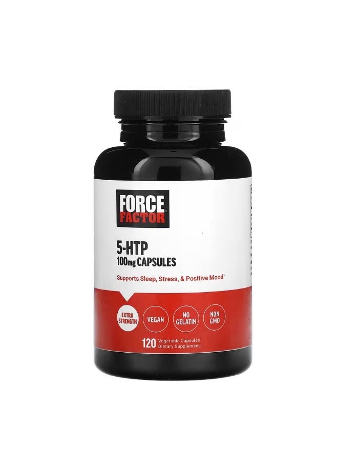 فوريس فاكتور 5 HTP 100 mg 120 Vegetable Capsules - Image 1