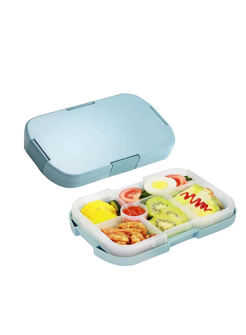COOLBABY Kids Lunch Box Bento Box for Kid with 6 Compartments Suitable for Microwave and Dishwasher 920ml Lunch Container for Kids - Image 1