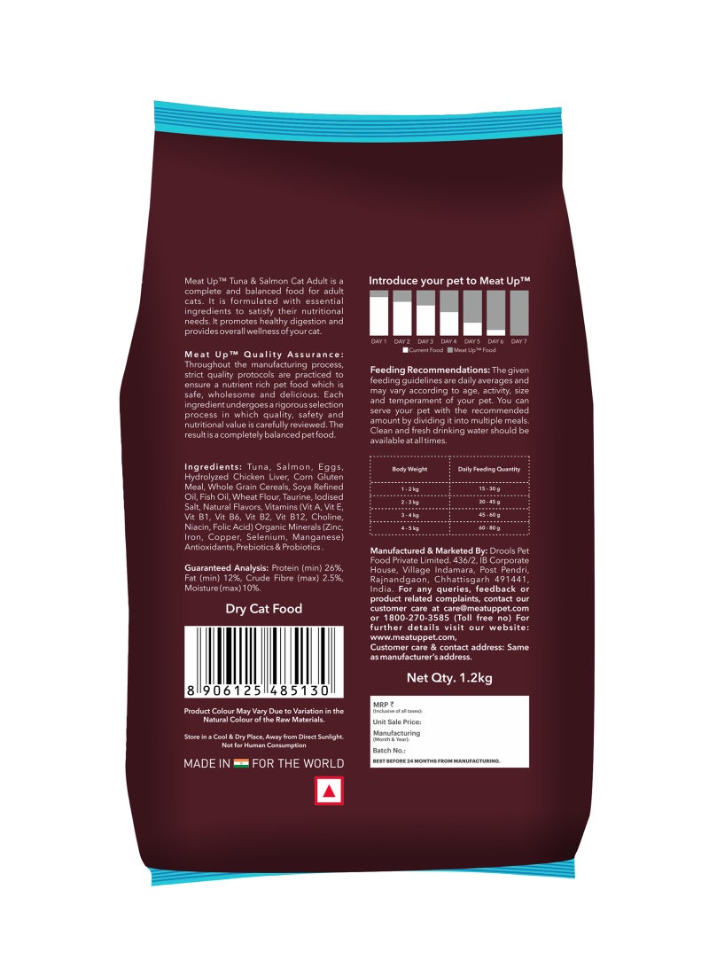 Meatup Dry Cat Food Tuna & Salmon (Buy 1 Get 1) - Image 2