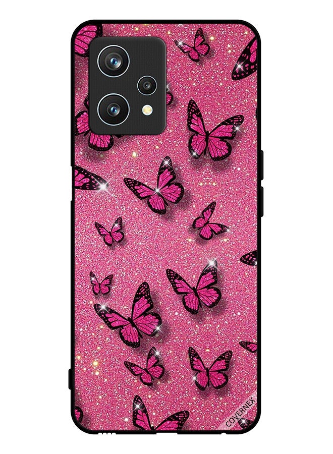 Covernex Protective Case Cover For Realme 9 Pro Glitters & Butterflies - Image 1