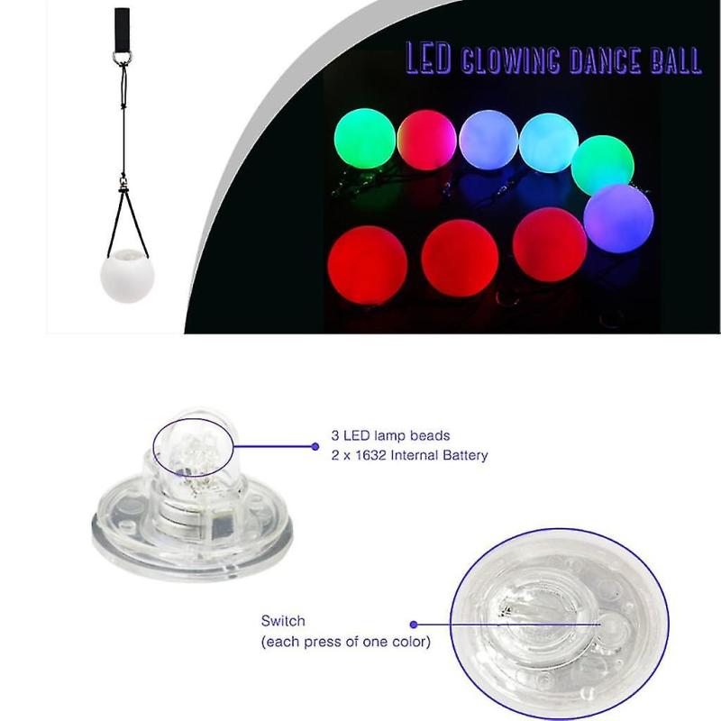 LED Balls: 7 Color Changing LED, Durable PVC Material - Soft Safe For Kids Throwing Balls For Indoor Outdoor Play Stress Relief Family Fun - Image 5
