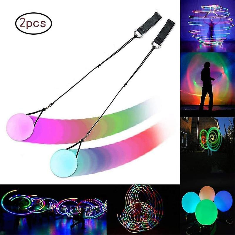 LED Balls: 7 Color Changing LED, Durable PVC Material - Soft Safe For Kids Throwing Balls For Indoor Outdoor Play Stress Relief Family Fun - Image 1