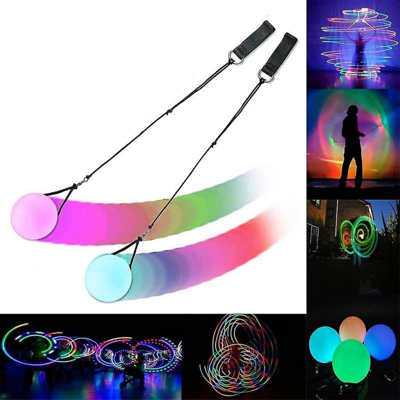 LED Balls: 7 Color Changing LED, Durable PVC Material - Soft Safe For Kids Throwing Balls For Indoor Outdoor Play Stress Relief Family Fun - Image 2