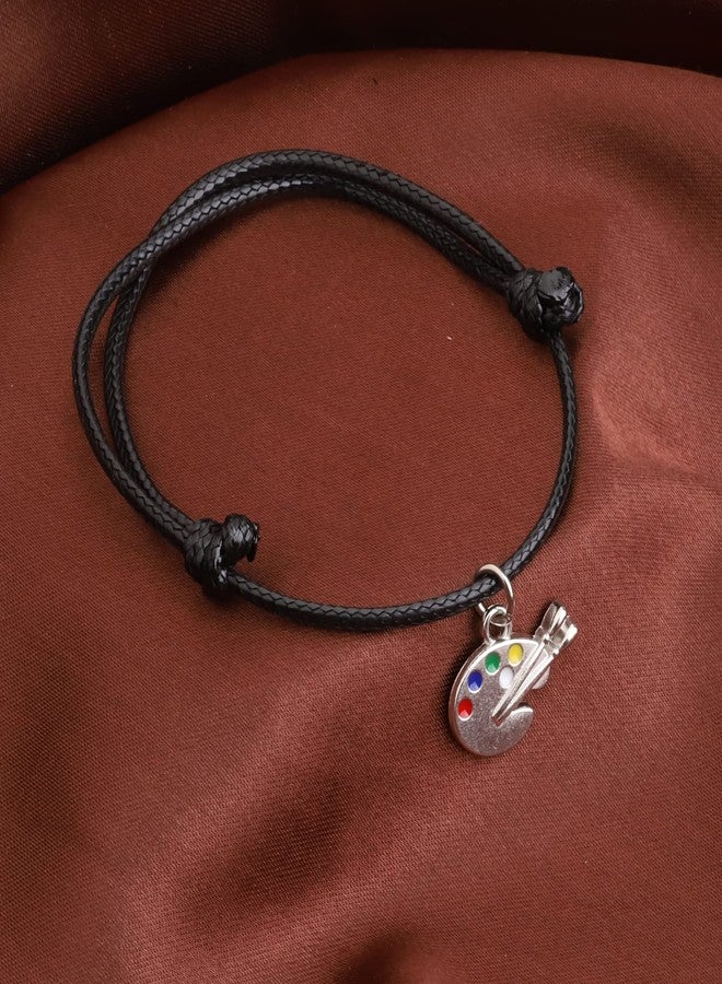 لوجيب بيردجوت Lywjyb Birdgot هدية للرسامين، سلسلة مفاتيح للفنانين، سوار للفنانين، هدية إلهام للفنانين، مجوهرات لوحة الألوان (الفن في أي وقت br) - Image 5