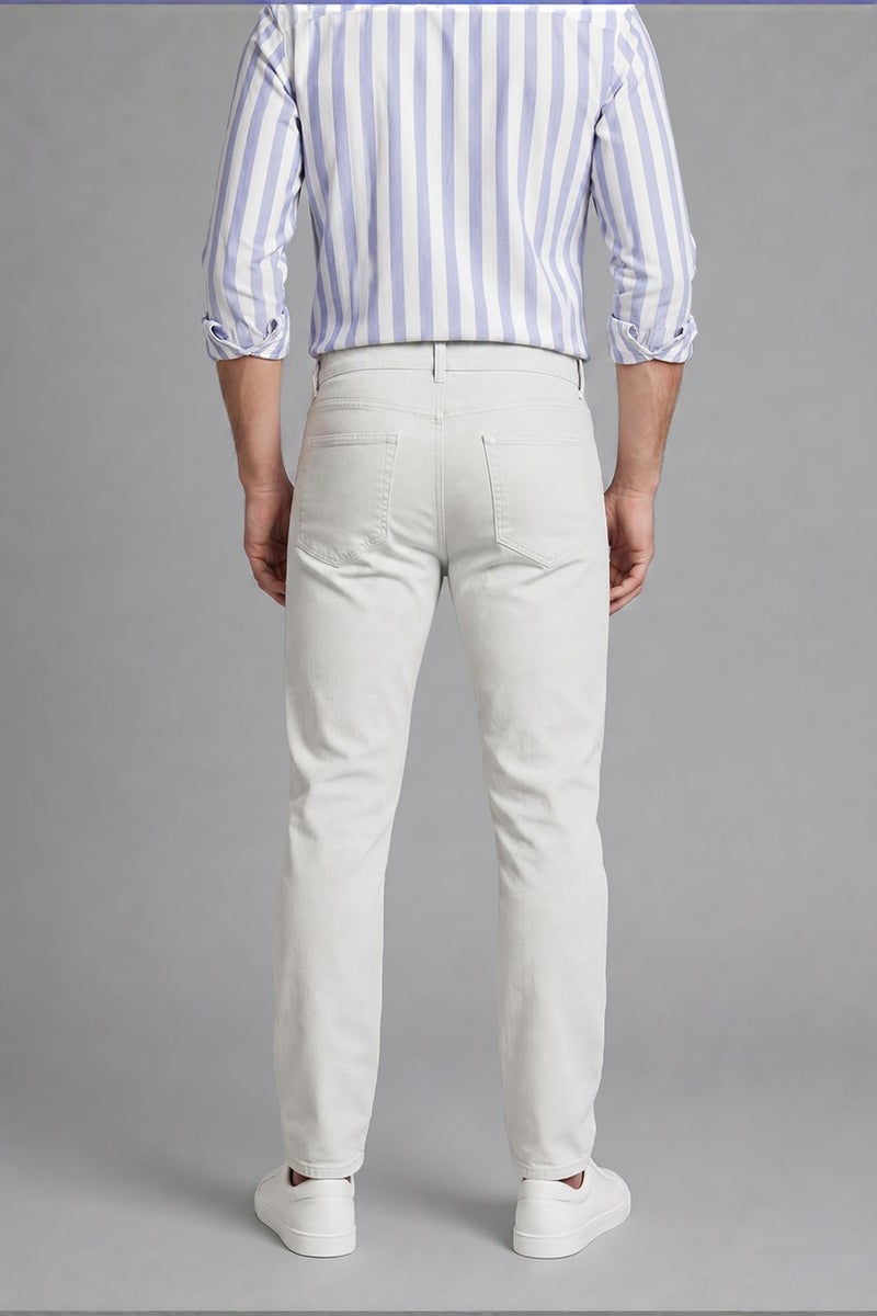 DeFacto Beige Man Tapered Fit Trousers Casual - Image 3