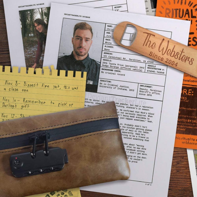 Hunt A Killer: Death At The Dive Bar, Solve a Murder at Old Scratch Tavern, Immersive Murder Mystery Game, Play Detective in Unsolved Mysteries, Great Gift For True Crime Fans, Designed for Ages 14+ - Image 2