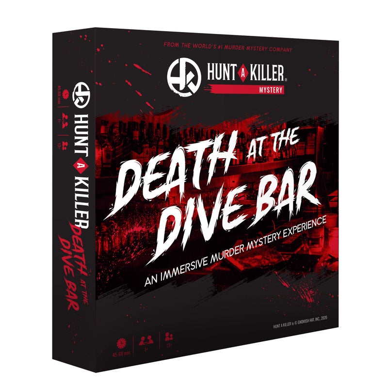Hunt A Killer: Death At The Dive Bar, Solve a Murder at Old Scratch Tavern, Immersive Murder Mystery Game, Play Detective in Unsolved Mysteries, Great Gift For True Crime Fans, Designed for Ages 14+ - Image 1
