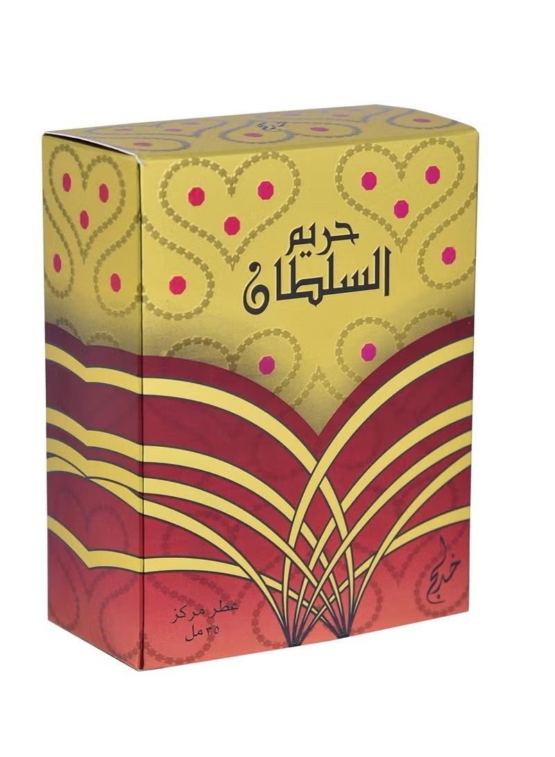KHADLAJ Hareem Al Sultan Gold Perfume Oil 35ml - Image 2