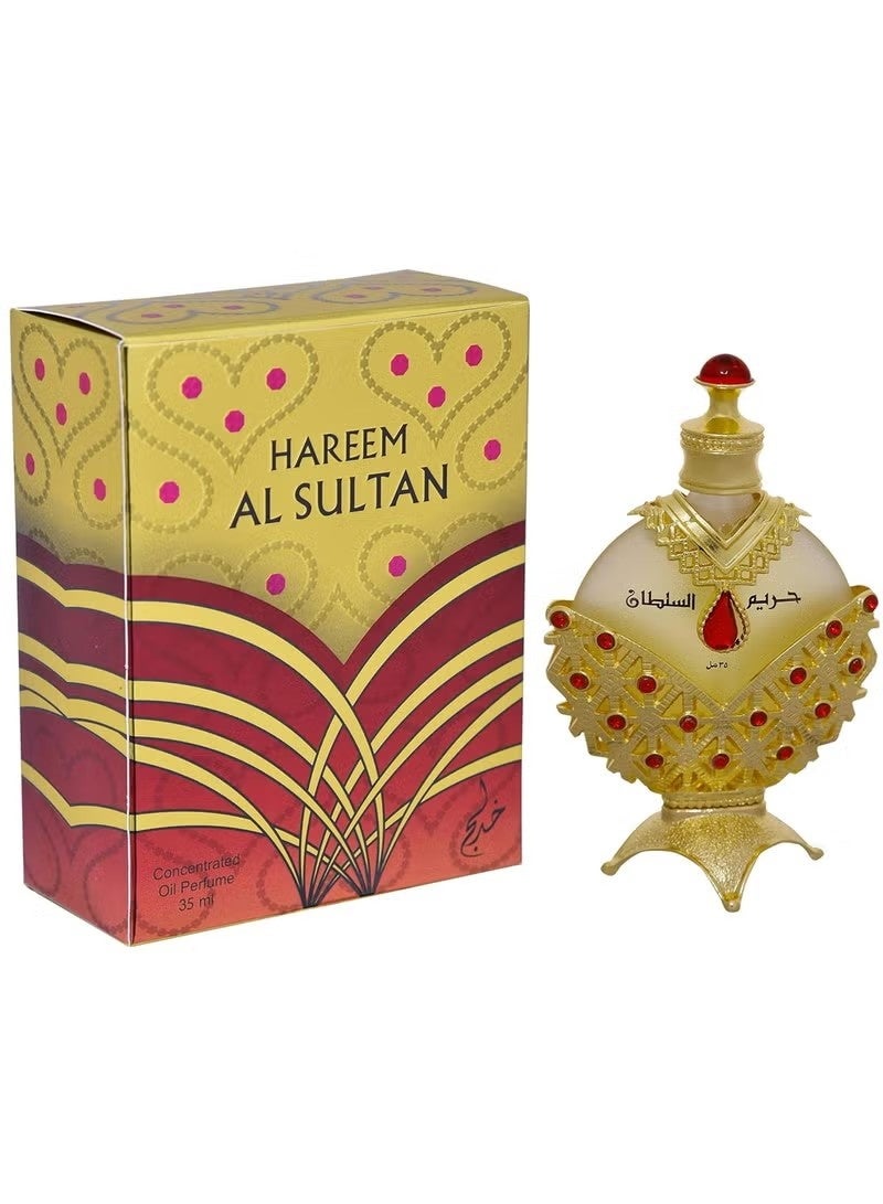 KHADLAJ Hareem Al Sultan Gold Perfume Oil 35ml - Image 4