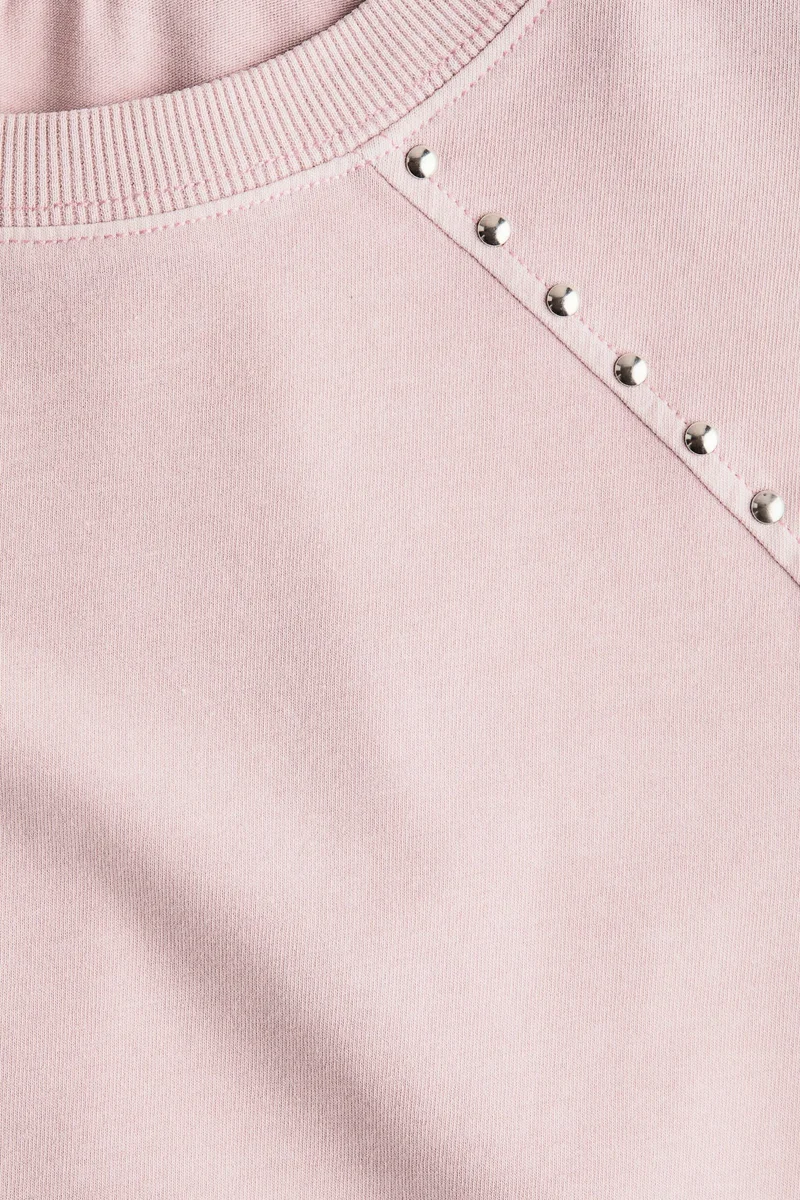 H&M  Washed-look studded top for Women | Best Price UAE