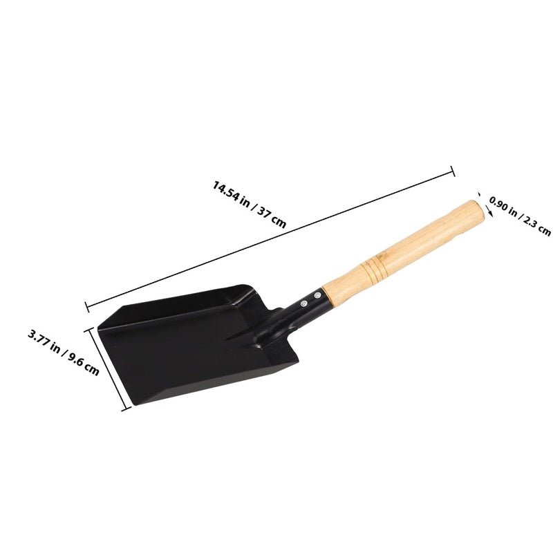 Metal Snow Shovel Ice Scraper Multi Function Garden Tool for Winter Frost Removal - Image 3
