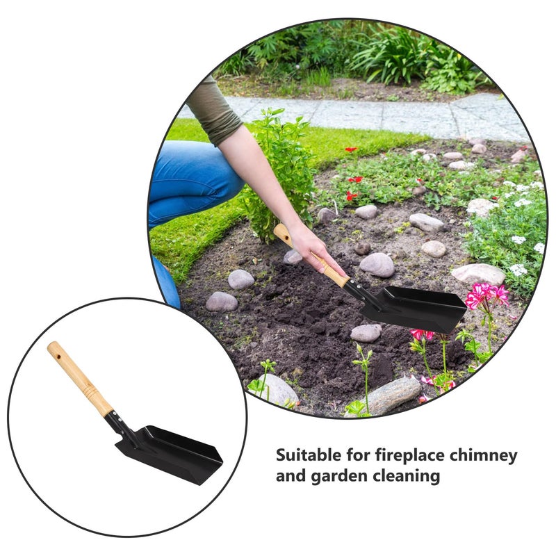Metal Snow Shovel Ice Scraper Multi Function Garden Tool for Winter Frost Removal - Image 4