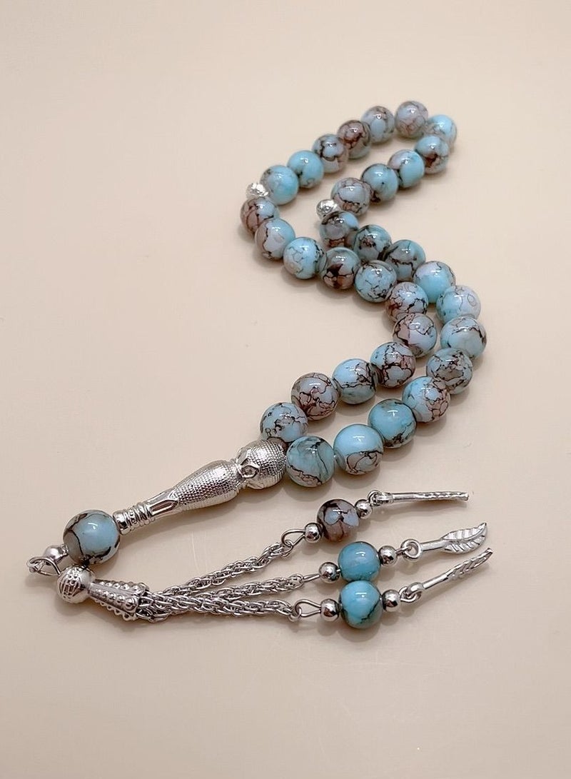 عام 3 قطع/33 سبحة صلاة من الحجر الصناعي/ta S مغلقة/10 أمهات - Image 2