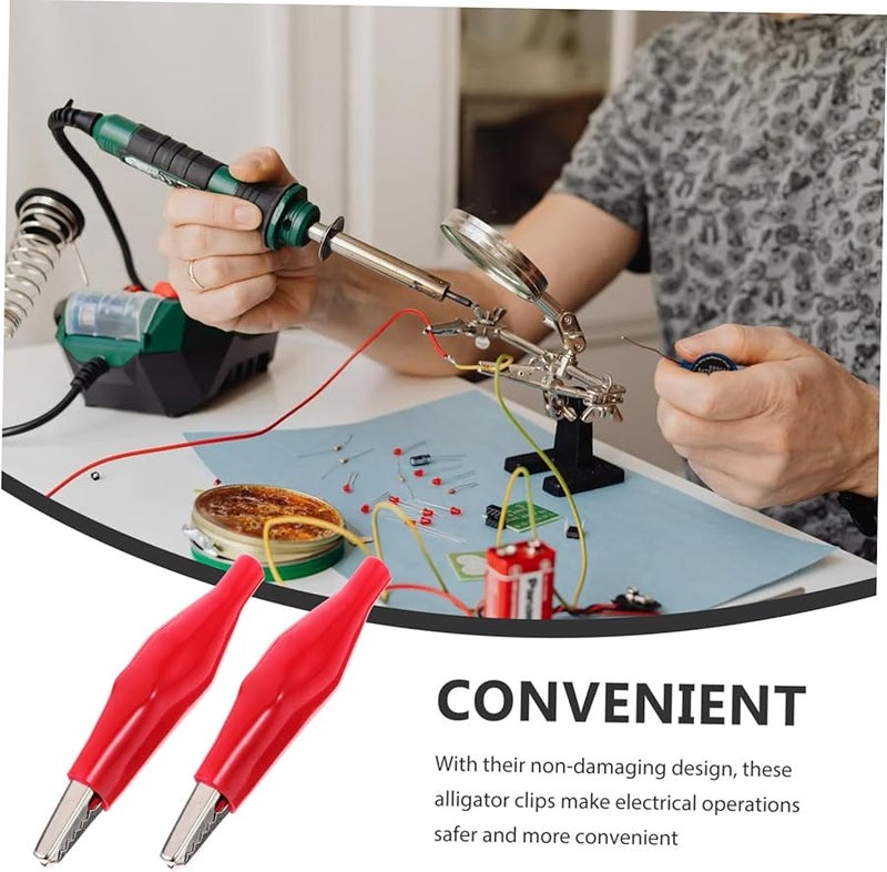 30Pcs Alligator Clips Electrical Test Clamps Non Damaging Design for Welding Voltage Testing - Image 5