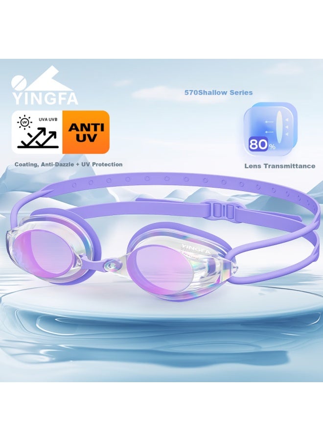 Yingfa Anti-fog Waterproof Swimming Goggles Professional Compeion Colorful Coating Double Mirror Strap Men And Women Hd Swimming Goggles - Image 1