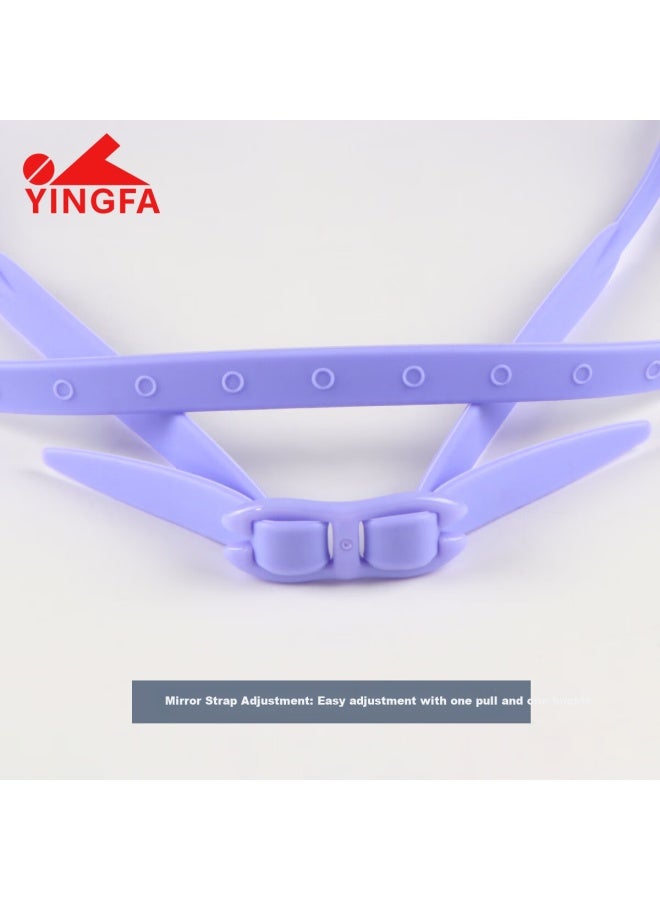 Yingfa Anti-fog Waterproof Swimming Goggles Professional Compeion Colorful Coating Double Mirror Strap Men And Women Hd Swimming Goggles - Image 4