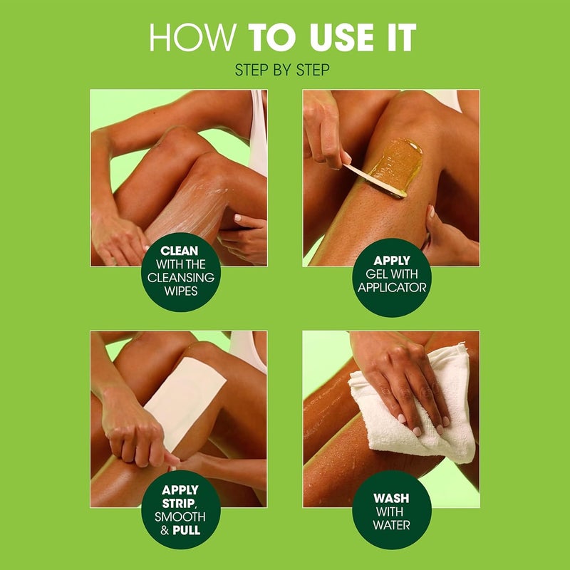 Nad's Original Hair Removal Gel Kit for Women - 6 Ounce Waxing Solution for Body and Face - Image 4