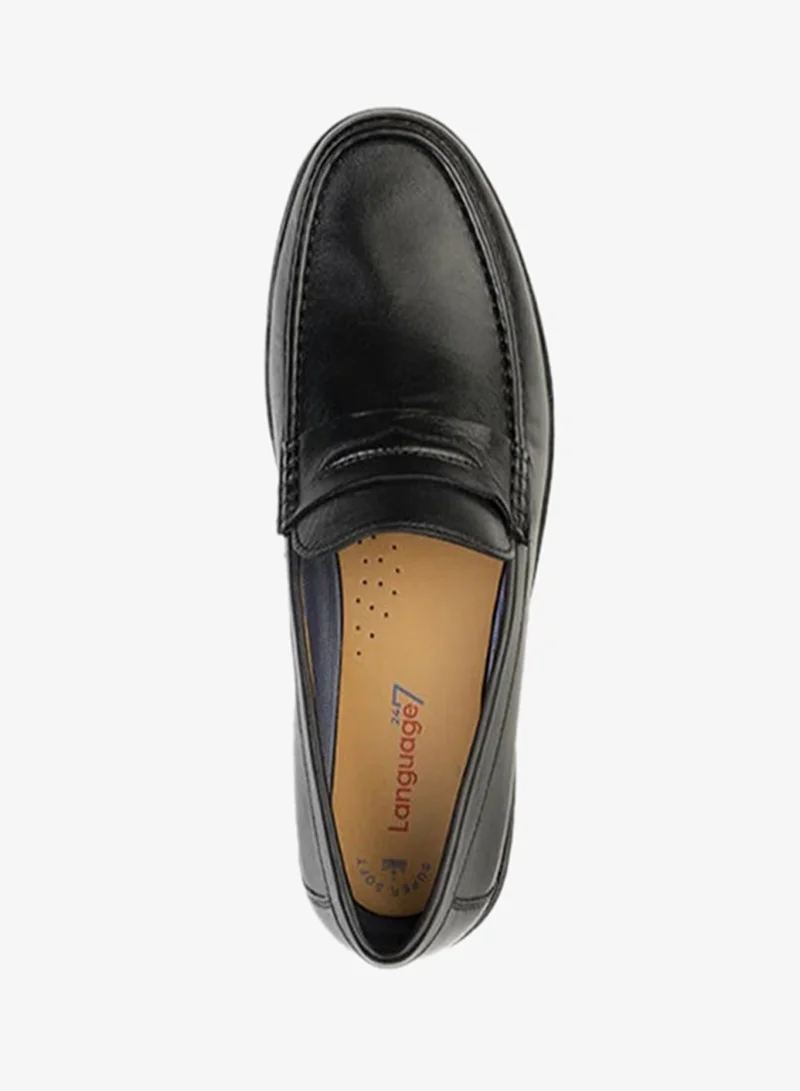 Language Black Men's Jameson Moccasin Shoes for Men | Best Price UAE