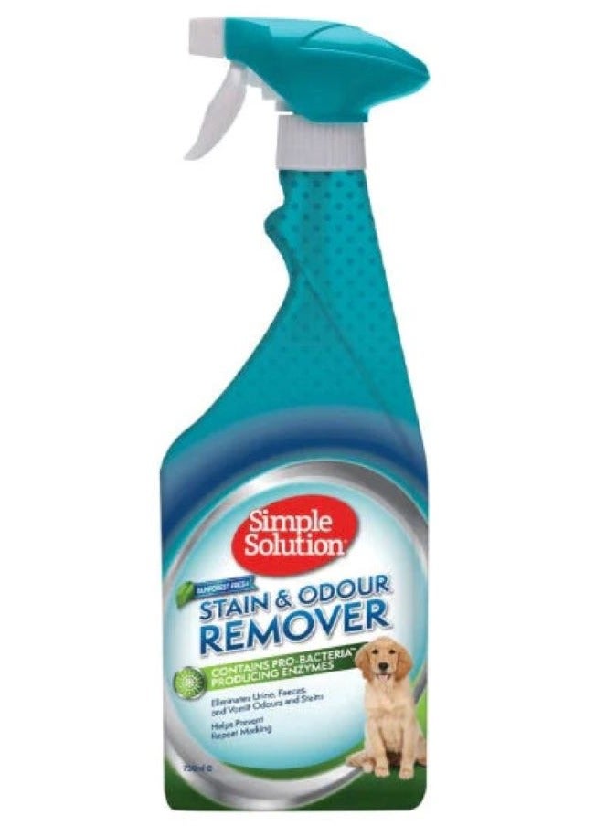 Simple Solution Stain Remover Spray Rain Scent For Dogs 750ml