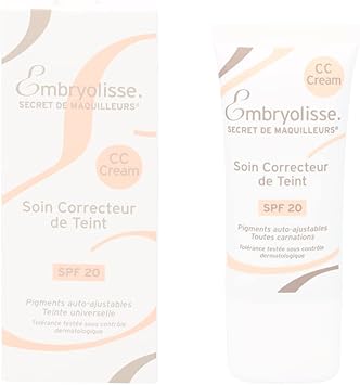 Embryolisse Artist Secret Complexion Correcting Care CC Cream SPF20 30ml AntiRedness Colour Correcting Lightweight Hydrating Formula Adapts to Skin Tone for a Natural Glowy Finish - Image 4
