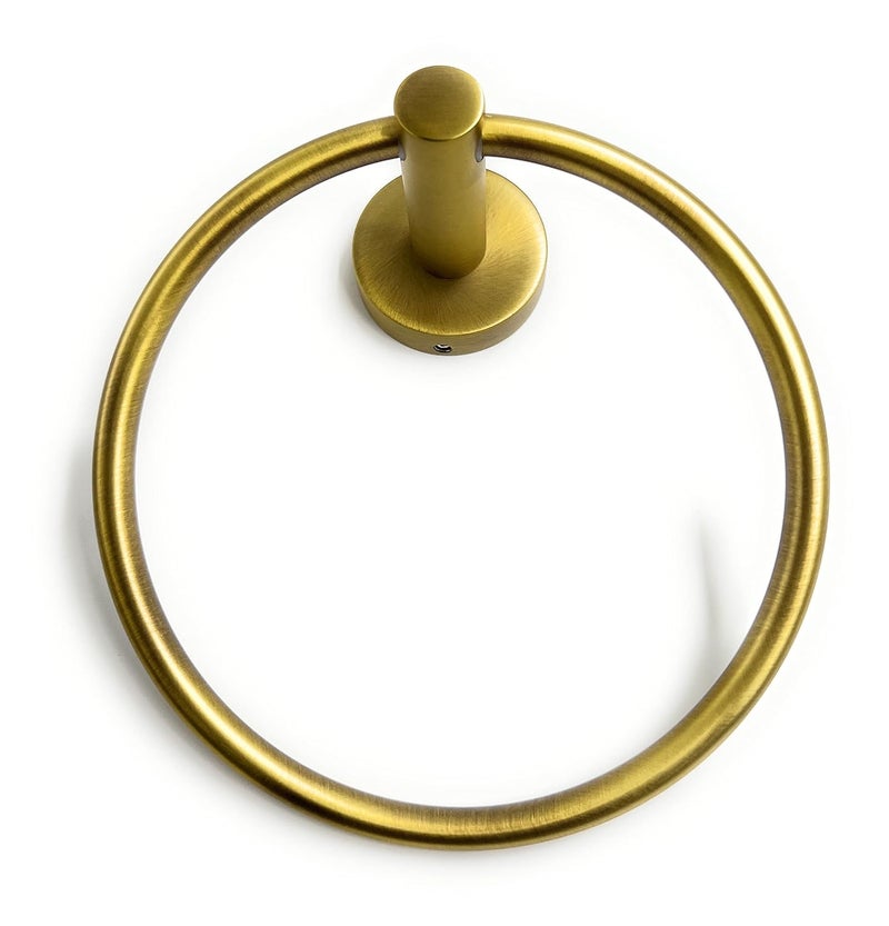 24x7 eMall 24x7 eMall Antique Towel Ring Antique Round Towel Hanger for Kitchen and Bathroom Stainless Steel  - Image 4