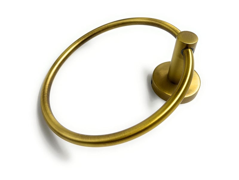 24x7 eMall 24x7 eMall Antique Towel Ring Antique Round Towel Hanger for Kitchen and Bathroom Stainless Steel  - Image 5