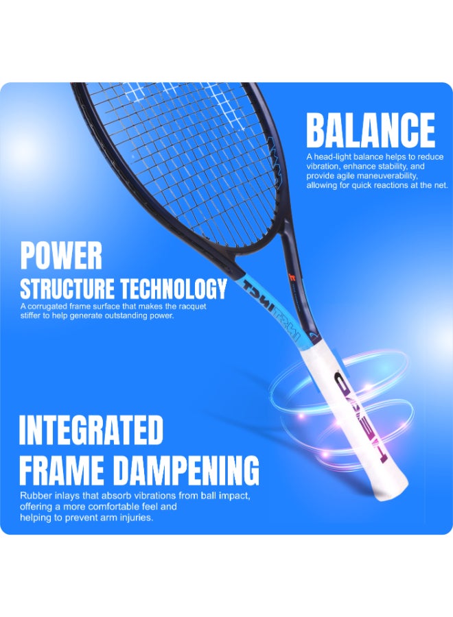 HEAD Ti.Instinct Comp Tennis Racquet Strung – Lightweight Titanium Composite Tennis Racket with Oversize Head, Pre-Strung Strings, Power and Control for Beginner to Intermediate Players - Premium tennis_racquets designed for performance, durability, and comfort - Image 2