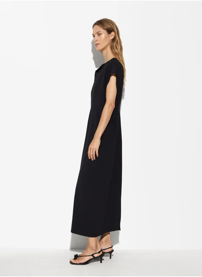 PARFOIS Long Short Sleeve Dress