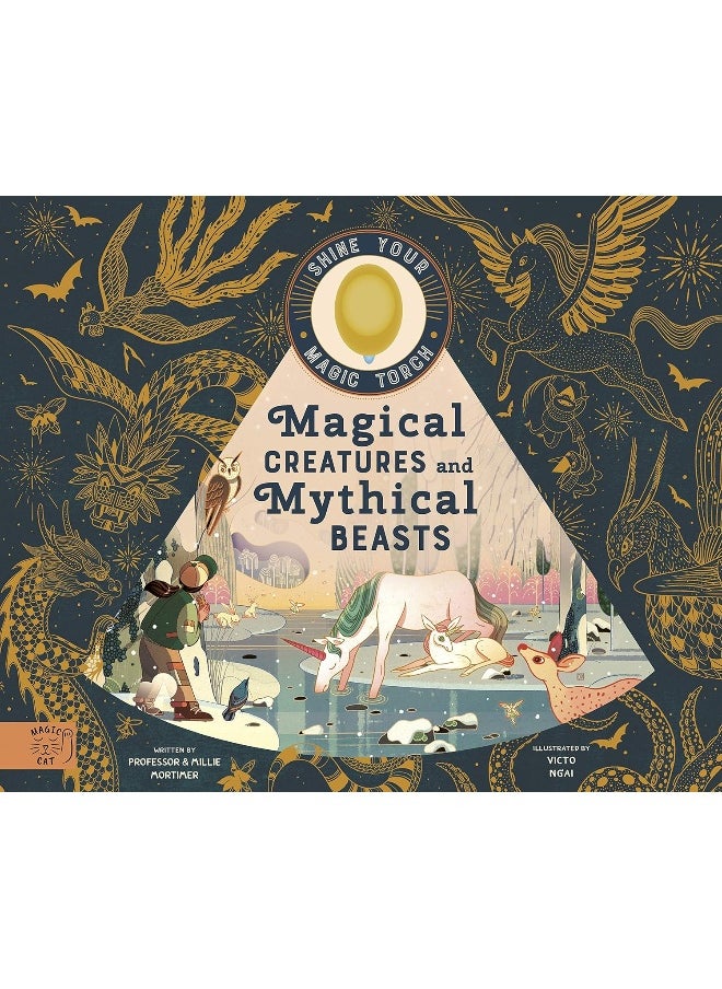 Magical Creatures and Mythical Beasts: Includes magic torch which illuminates more than 30 magical beasts  - Image 1